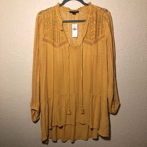AE Yellow Tunic NWT